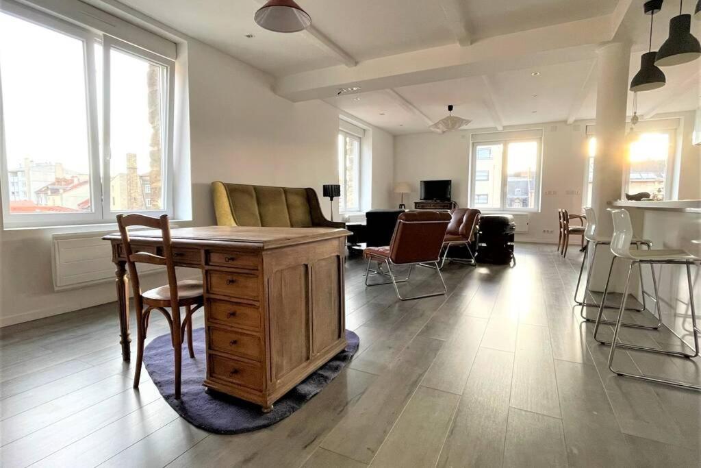 兰斯Superbe Loft 100M2 Proche Cathedrale Avec Parking公寓 外观 照片