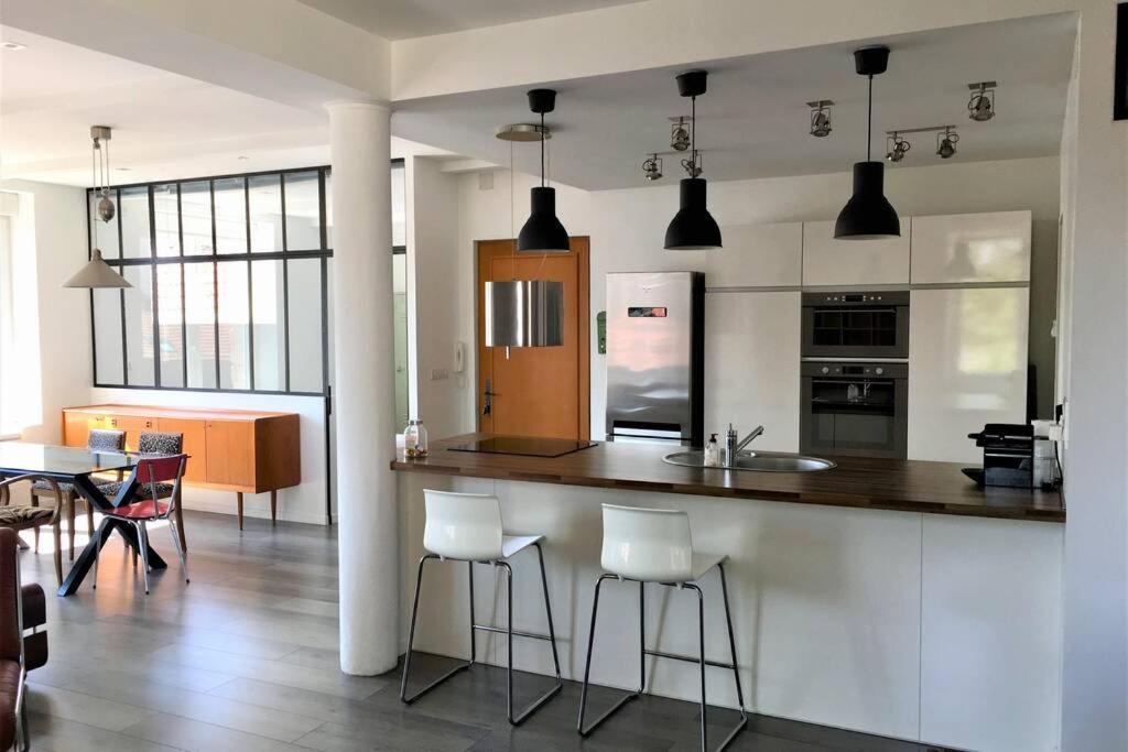 兰斯Superbe Loft 100M2 Proche Cathedrale Avec Parking公寓 外观 照片